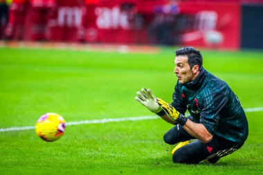 Juventus 'lu Gianluigi Buffon İtalyan futbolu sezonu 2019 / 20 Juventus Fc - Fotoğraf: Fabrizio Carabelli / Lm