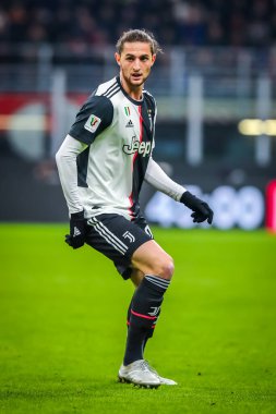 İtalyan futbol takımı Serie A 'nın 2019 / 20 sezonunda Juventus FC' den Adrien Rabiot - Fotoğraf: Fabrizio Carabelli / LM