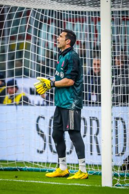 Juventus 'lu Gianluigi Buffon İtalyan futbolu sezonu 2019 / 20 Juventus Fc - Fotoğraf: Fabrizio Carabelli / Lm
