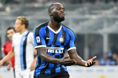 İtalya Serisi 2019 / 20 sezonunda romelu lukaku (inter), İtalya Serisi A futbol maçı, Ocak 01 2020 - LPS / Alessio Tarpini