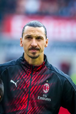 Ac Milan 'dan Zlatan Ibrahimoviç İtalya futbol takımı Serie A sezonu 2019 / 20 Ac Milan - Fotoğraf: Fabrizio Carabelli / Lm