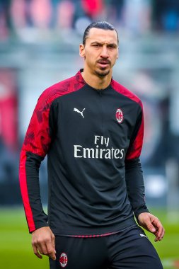 Ac Milan 'dan Zlatan Ibrahimoviç İtalya futbol takımı Serie A sezonu 2019 / 20 Ac Milan - Fotoğraf: Fabrizio Carabelli / Lm