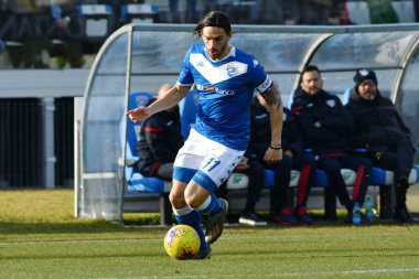 İtalya Serie A Soccer 2019 / 20 sezonunda Ernesto Torregrossa (Brescia), İtalya Serie A futbol maçı, 01 Ocak 2020 - LPS / Alessio Tarpini