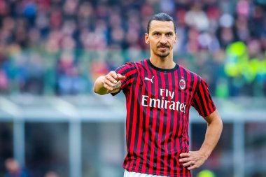 Ac Milan 'dan Zlatan Ibrahimoviç İtalya futbol takımı Serie A sezonu 2019 / 20 Ac Milan - Fotoğraf: Fabrizio Carabelli / Lm