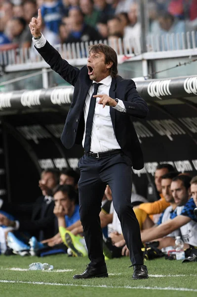 Antonio Conte Inter Internazionale Italian Football Serie Season 2019 Italian — стокове фото