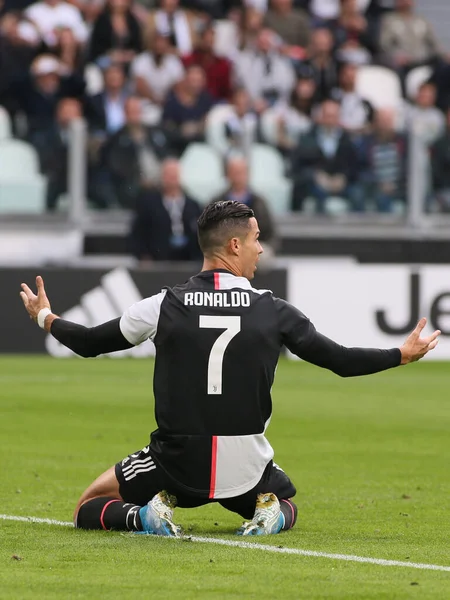 Cristiano Ronaldo Juventus Juventus Italian Football Season 2019 Italian Serie — 스톡 사진