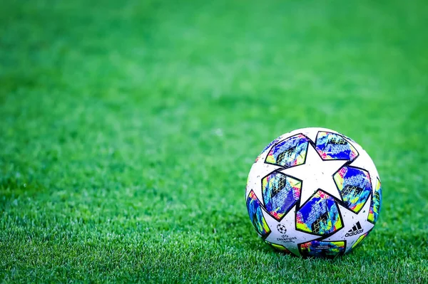 Official Ball Uefa Champions League Soccer Season 2019 Symbolic Images — Stock Photo, Image