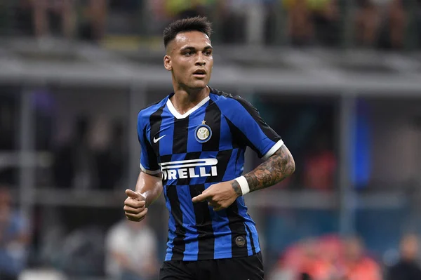 Lautaro Martinez Inter Durante Temporada 2019 Del Internazionale Italian Soccer — Foto de Stock