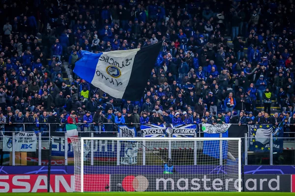 Atalanta Supporters Tijdens Voetbalseizoen 2019 Symbolische Beelden Fotocredits Fabrizio Carabelli — Stockfoto