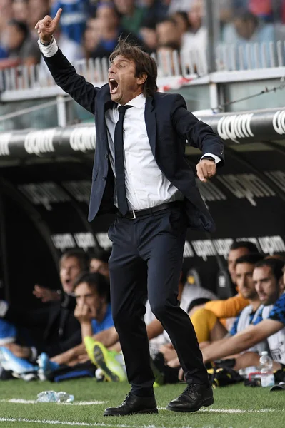 Antonio Conte Inter Durante Internazionale Serie Temporada 2019 Serie Italiana — Fotografia de Stock