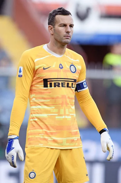 Samir Handanovic Inter Internazionale Italian Soccer Serie Season 2019 Italian — Foto de Stock