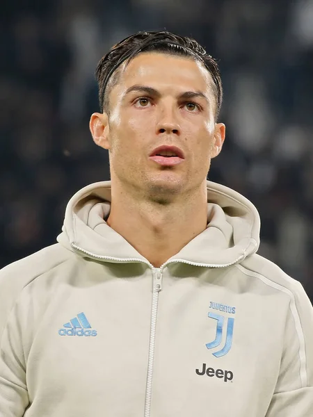 Cristiano Ronaldo Juventus Juventus Talya Futbolu Serie Sezon 2019 Talya — Stok fotoğraf