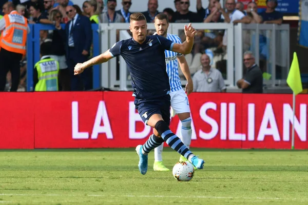 Sergej Milinkovic Savic Lazio Podczas Włoskiego Sezonu Piłkarskiego Serie 2019 — Zdjęcie stockowe