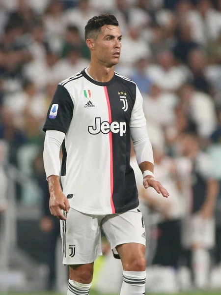 Cristiano Ronaldo Juventus Juventus Talya Futbolu Serie Sezon 2019 Talya — Stok fotoğraf