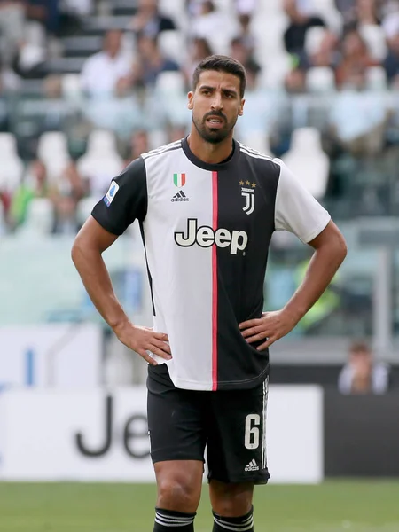 Sami Khedira Juventus Durante Temporada 2019 Del Fútbol Italiano Juventus — Foto de Stock