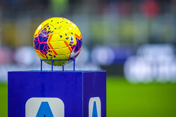 Serie Een Officiële Bal Tijdens Voetbalseizoen 2019 Symbolische Beelden Fotocredits — Stockfoto
