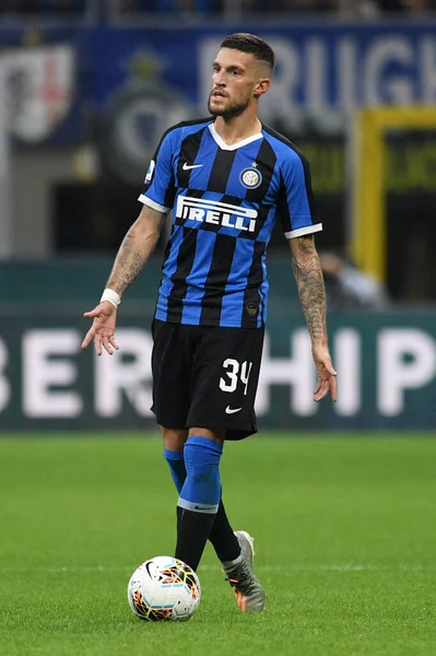 Cristiano Biraghi Inter Durante Temporada 2019 Del Internazionale Italian Soccer — Foto de Stock