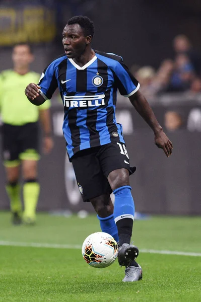 Kwadwo Asamoah Inter Internazionale Talyan Futbol Takımı Serie Sezon 2019 — Stok fotoğraf