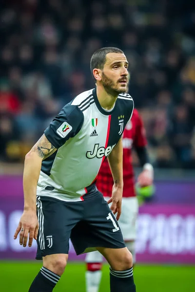 Leonardo Bonucci Juventus Během Italského Fotbalu Serie Sezóna 2019 Juventus — Stock fotografie