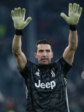 Juventus FC İtalya Futbol Serisi 2019 / 20 sezonunda 77 Gianluigi Buffon (juventus), İtalya Serie A futbol maçı, Torino 'da, Ocak 01 2020 - LPS / Claudio Benedetto