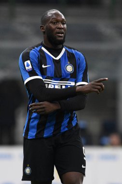 Romelu lukaku (inter) FC Internazionale İtalya Futbol Serisi 2019 / 20 sezonu, İtalya Serie A futbol maçı Milano 'da, 01 Ocak 2020 - LPS / Matteo Papini