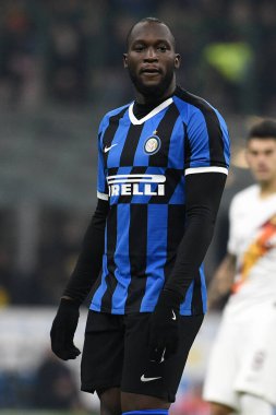 Romelu lukaku (inter) FC Internazionale İtalya Futbol Serisi 2019 / 20 sezonu, İtalya Serie A futbol maçı Milano 'da, 01 Ocak 2020 - LPS / Matteo Papini