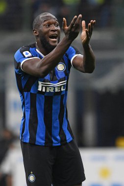Romelu lukaku (inter) FC Internazionale İtalya Futbol Serisi 2019 / 20 sezonu, İtalya Serie A futbol maçı Milano 'da, 01 Ocak 2020 - LPS / Matteo Papini
