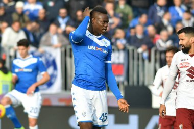 Mario Balotelli (brescia) İtalyan Serie A Futbol sezonu 2019 / 20, İtalya Serie A futbol maçı, Ocak 01 2020 - LPS / Alessio Tarpini