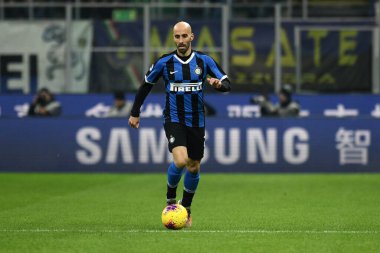 Borja valero (inter) FC Internazionale İtalyan futbol takımı Serie A sezon 2019 / 20, İtalya Serie A futbol maçı Milano 'da, Ocak 01 2020 - LPS / Matteo Papini