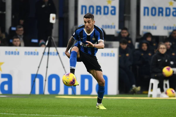 Matias Vecino Inter Internazionale Italian Soccer Serie Season 2019 Italian — стоковое фото