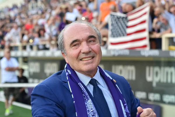 Rocco Commisso Presidente Fiorentina Durante Acf Fiorentina Italian Soccer Serie — Foto de Stock