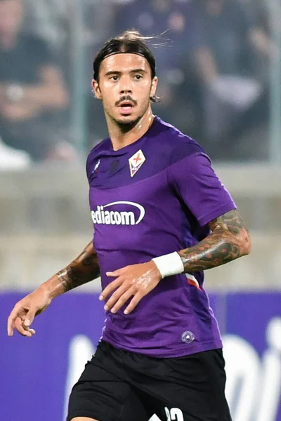 Lorenzo Venuti Fiorentina Acf Fiorentina Talya Futbol Serisi 2019 Sezonunda — Stok fotoğraf