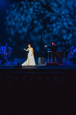 Maria Callas sırasında Maria Callas - Padova 'da Hologram Turu, Müzik Konseri, 15 Kasım 2019 - LPS / Pietro Rizzato
