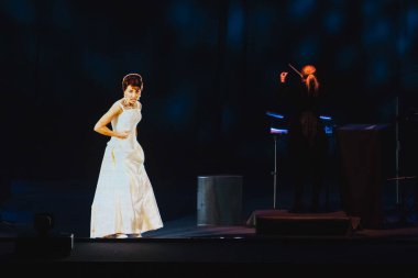 Maria Callas sırasında Maria Callas - Padova 'da Hologram Turu, Müzik Konseri, 15 Kasım 2019 - LPS / Pietro Rizzato