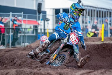 jago geerts (bel) yamaha fabrika yarış sınıfı mx2 sırasında Hollanda MXGP, Valkenswaard Motocross (Hollanda), Mart 08 2020 - LPS / Davide Messora