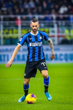 FC Internazionale takımından Marcelo Brozovic İtalyan futbolu sezonu 2019 / 20 FC Internazionale - Fotoğraf: Fabrizio Carabelli / LM