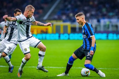 FC Internazionale takımından Sebastiano Esposito İtalyan futbolu sezonu 2019 / 20 FC Internazionale - Fotoğraf: Fabrizio Carabelli / LM