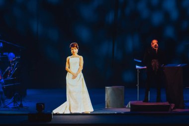 Maria Callas sırasında Maria Callas - Padova 'da Hologram Turu, Müzik Konseri, 15 Kasım 2019 - LPS / Pietro Rizzato
