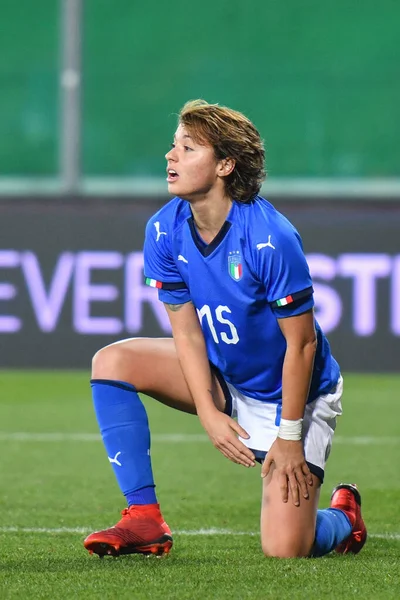 Valentina Giacinti Durante Italia Selección Femenina Fútbol Selección Italiana Fútbol — Foto de Stock