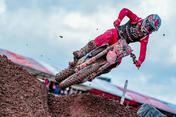 Tim Gajser Slo Team Hrc Classe Mxgp Mxgp Great Britain — Fotografia de Stock