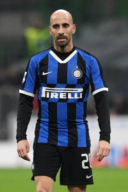 Borja valero (inter) FC Internazionale İtalyan futbol takımı Serie A sezon 2019 / 20, İtalya Serie A futbol maçı Milano 'da, Ocak 01 2020 - LPS / Matteo Papini