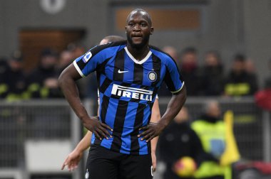 Romelu lukaku (inter) FC Internazionale İtalya Futbol Serisi 2019 / 20 sezonu, İtalya Serie A futbol maçı Milano 'da, 01 Ocak 2020 - LPS / Matteo Papini