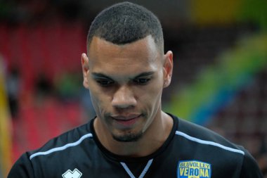 Stehen Boyer (9) calzedonia verona İtalyan Voleybol Superlega Serie A sezon 2019 / 20, İtalyan Serie A Men SuperLeague Championship Verona, Ocak 01 2020 - LPS / Roberto Tommasini