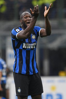 Romelu lukaku (inter) FC Internazionale İtalya Futbol Serisi 2019 / 20 sezonu, İtalya Serie A futbol maçı Milano 'da, 01 Ocak 2020 - LPS / Matteo Papini