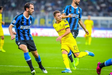 2019 / 20 Şampiyonlar Ligi sezonunda Borussia Dortmund 'dan Thorgan Hazard - Fotoğraf: Fabrizio Carabelli / LM