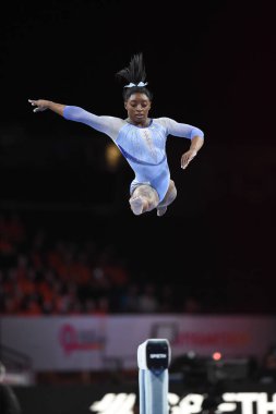 Simone biles (USA) Dünya Sanatsal Jimnastik Şampiyonası, Jimnastik Stuttgart (ger), Ekim 04: 19 - LPS / Filippo Tomasi