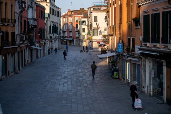 Rynek Fisch Został Zamknięty Wenecji Podczas Zamknięcia Podczas Awarii Covid — Zdjęcie stockowe