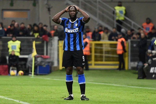 Romelu Lukaku Inter Internazionale Italian Football Season 2019 Italian Serie — 스톡 사진