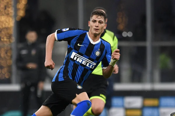 Sebastiano Esposito Inter Internazionale Italian Football Serie Sesong 2019 Italiensk – stockfoto