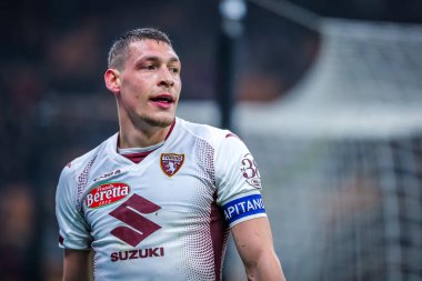 Torino FC takımından Andrea Belotti İtalya futbolu sezonu 2019 / 20 Torino FC - Fotoğraf: Fabrizio Carabelli / LM